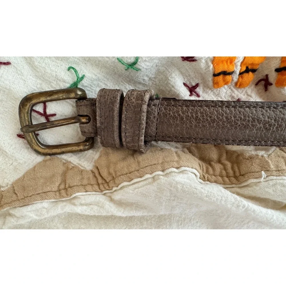 Vintage Coach Leather Belt Solid Brass Buckle Made in‎ NYC size 26
